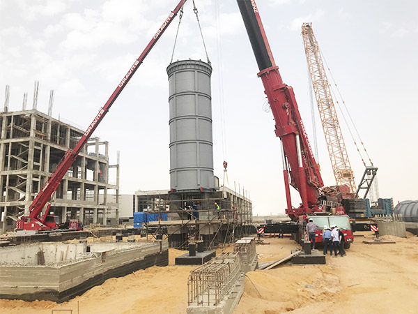 Overseas Project -fuel gas heat carrier boiler