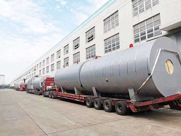 Fujian project -6 7MW gas heat carrier furnaces shipped to site