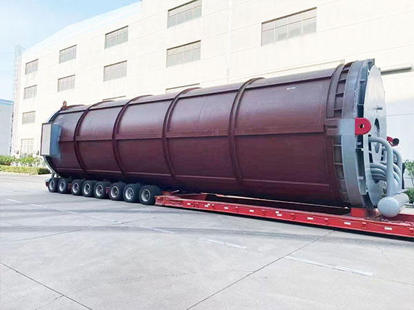 Zhejiang new materials project -2 sets of 27mw gas heat carrier furnaces shipped to site